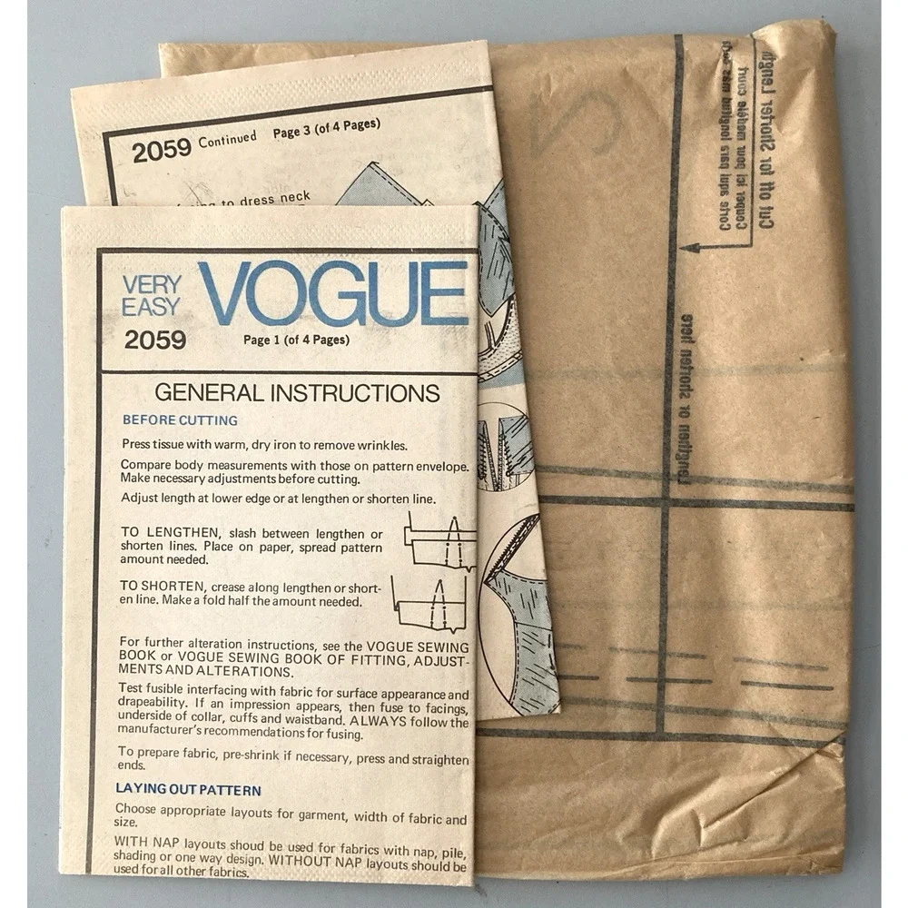 Vogue American Designer 2059 Stan Herman Misses Evening Dress Sz 14 Uncut '79